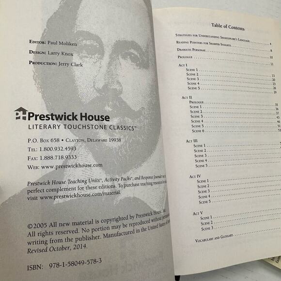 William Shakespeare Book Set Romeo Juliet The Tempest Othello Julius Cesar - Picture 8 of 16